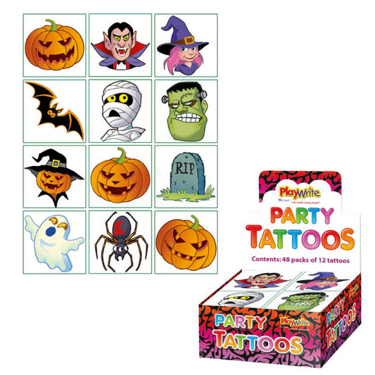 12 Halloween Tattoos (Single PW)