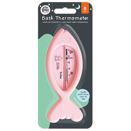 Pink Fish Shaped Baby Bath Thermometer