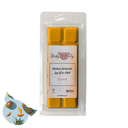 Stinky Pig Highly Scented Soy Wax Melt Clam - 50g Tropical