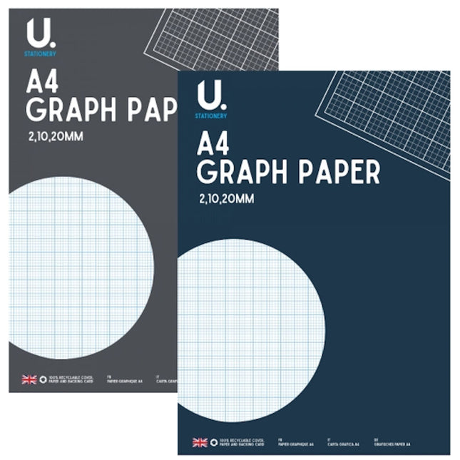 A4 Graph Paper - 80 Pages