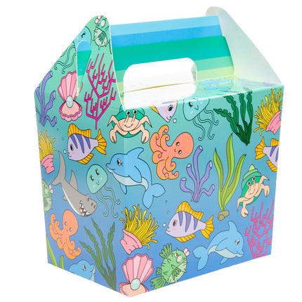 Sea Animal Party Food Lunch Boxes - 6 Pack