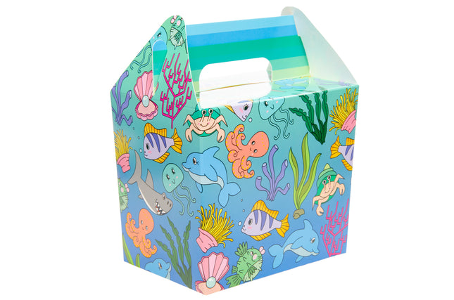 Sea Animal Party Food Lunch Boxes - 6 Pack