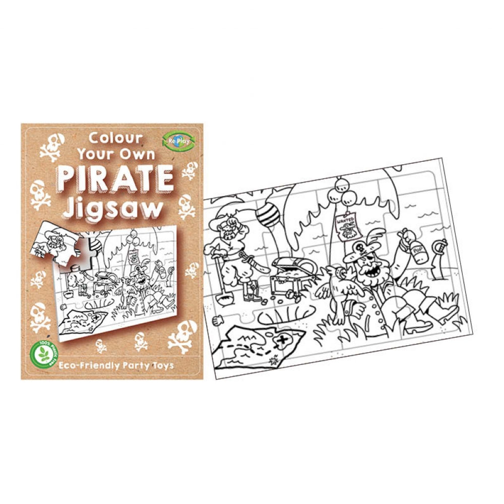 Re:Play Mini Pirate Colour Your Own Jigsaw Puzzle (Single)