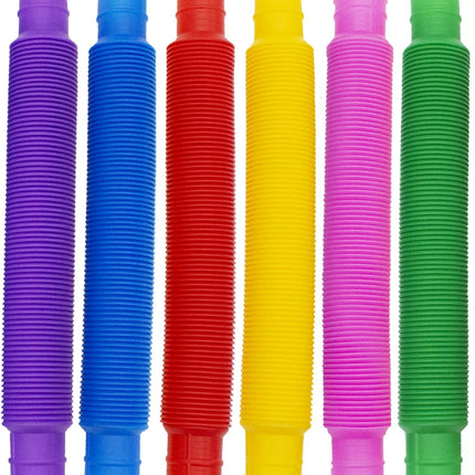 Sensory Pop Fidget Tubes - 6 Pack
