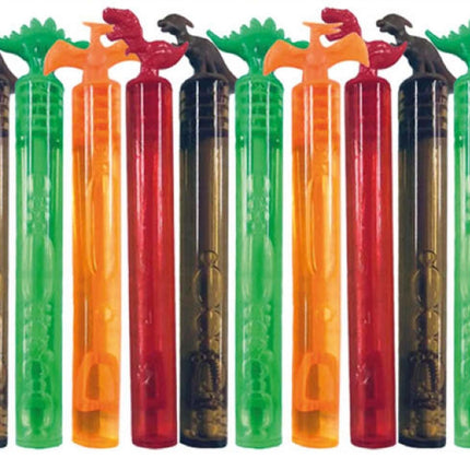 Dinosaur Bubbles Tubes - 12 Pack