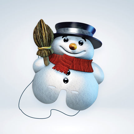 Snowman Party Mask