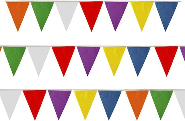 M1003 Multicoloured 7m Triangle Bunting