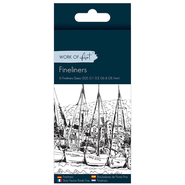 Fineliners - 6 Pack