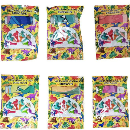 Dinosaur Self-Inflating Handheld Balloons - 6 Pack