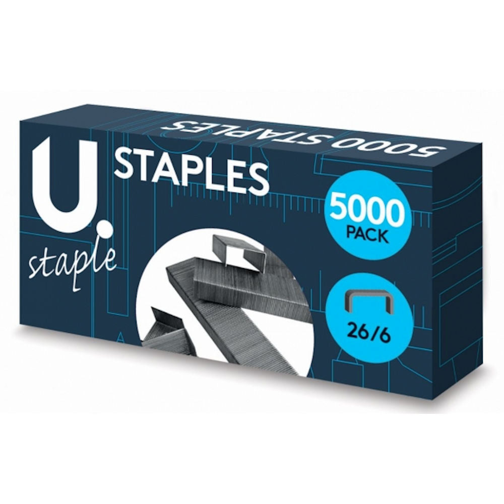 Staples 26/6 - 5000 Pack Standard Size Staples Office School Long Lasting