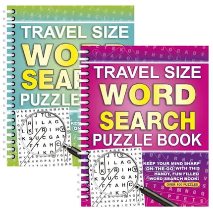 Travel Size Word Search Book - Assorted