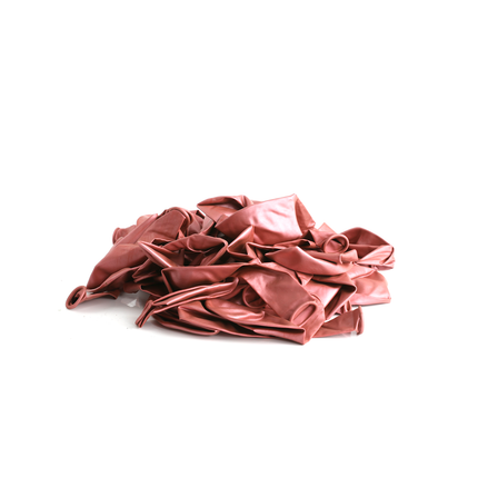 Metallic Red 12" Latex Balloons – 50 Pack