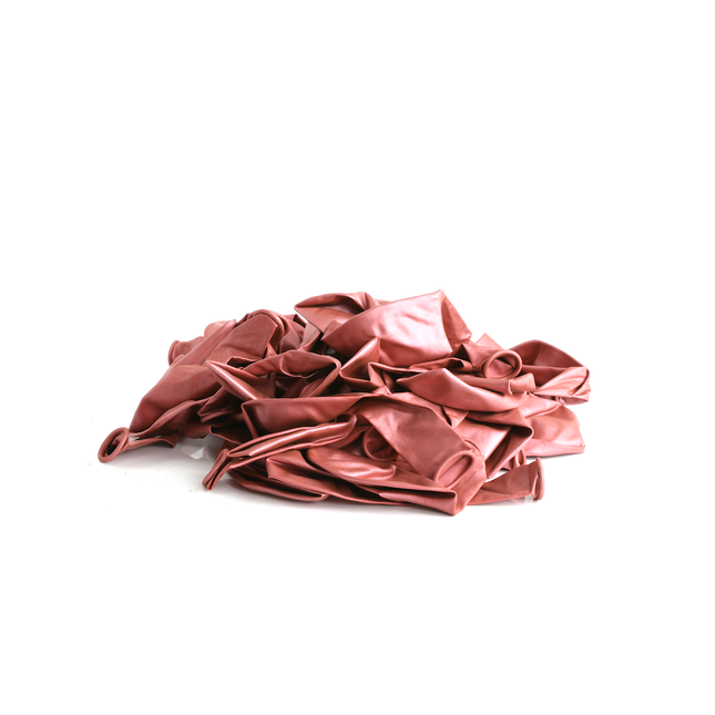 Metallic Red 12" Latex Balloons – 50 Pack