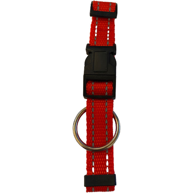 Reflective Dog Collar - Large Red