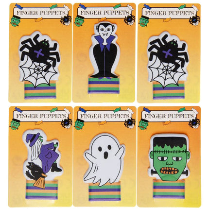 Halloween Finger Puppets - 6 Pack