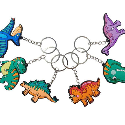 Dinosaur Keychains - 6 Pack