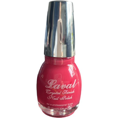 Laval Cosmetics Crystal Finish Nail Polish - Coral