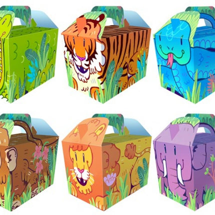 Cartoon Jungle Boxes - 10 Pack