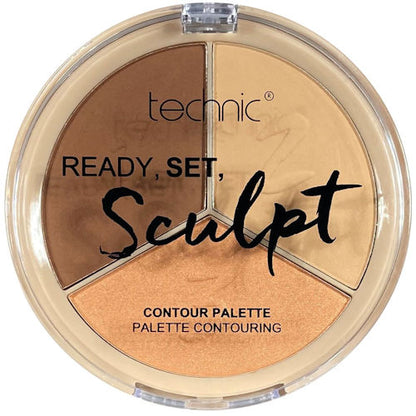 Technic Cosmetics Ready Set Sculpt Contour Palette - Medium