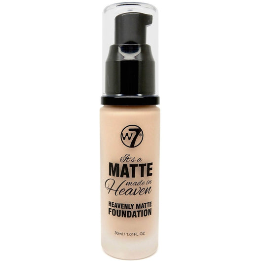 W7 Cosmetics Matte Made In Heaven No Shine Liquid Foundation - Sand Beige