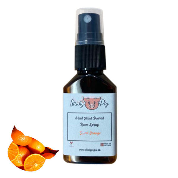 Stinky Pig Highly Scented Small Room Spray - 30ml Sweet Orange