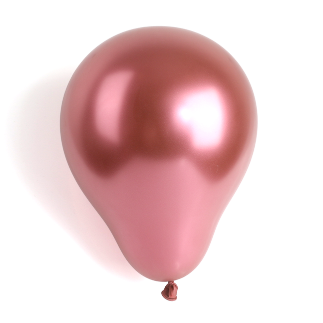 Metallic Red 12" Latex Balloons – 50 Pack
