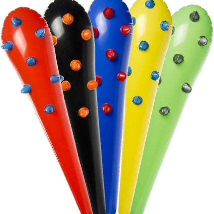 Inflatable Coloured Spikey Club