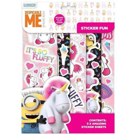 Despicable Me Unicorn Sticker Sheets