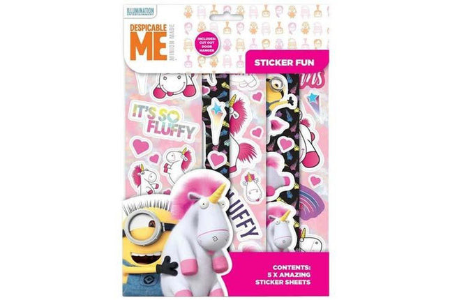 Despicable Me Unicorn Sticker Sheets