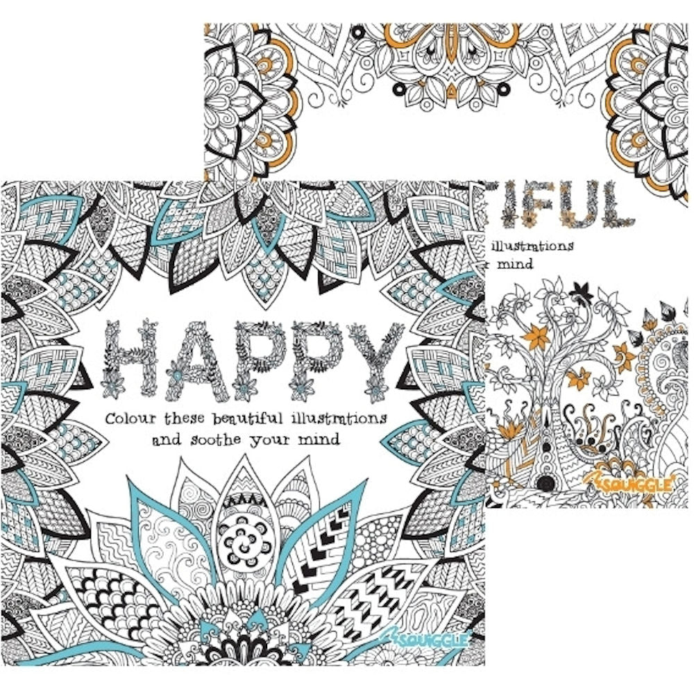 Beautiful Happy Advanced Colouring Book - Single Assorted