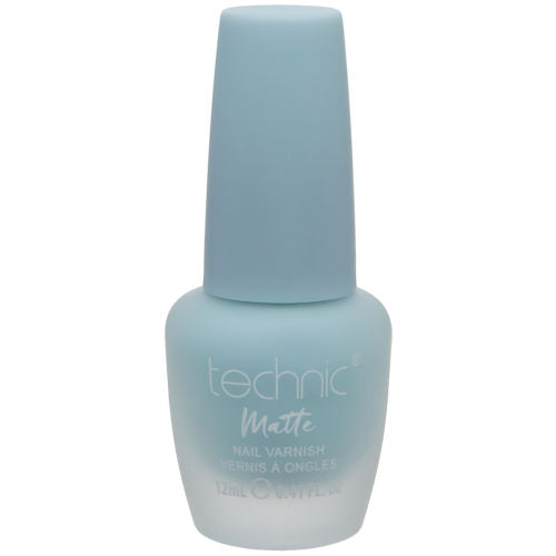 Technic Cosmetics Matte No Shine Nail Polish Pastel Blue - Matte Blue Sky