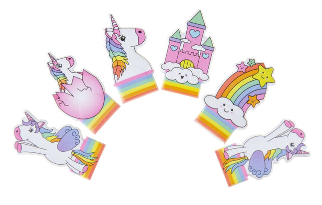 Unicorn Finger Puppets - 6 Pack