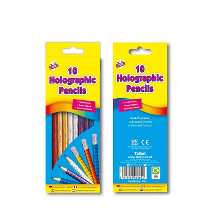 10 Holographic HB Pencils