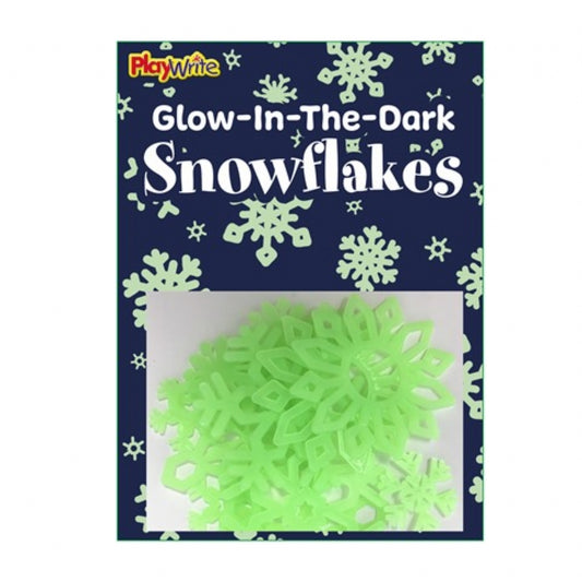 16 Glow In The Dark Snowflakes