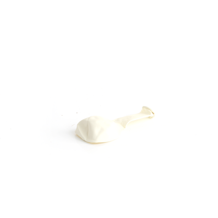 Pearlised White 7" Latex Balloons – 100 Pack