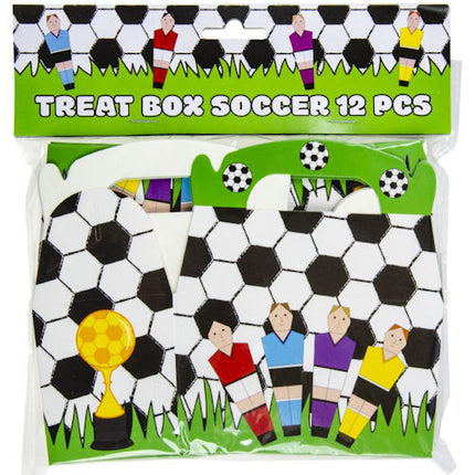 Football Small Treat Boxes - 12 Pack