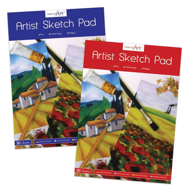 30 Sheet A3 Artist Sketch Pad