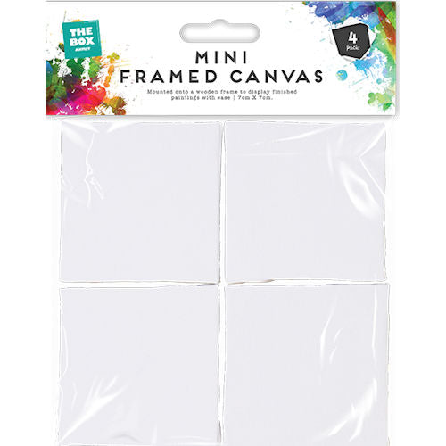 Artist Mini Framed Canvas - 4 Pack