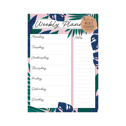Weekly Desk Planner