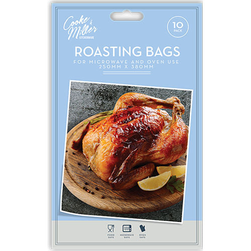 Microwave & Oven Safe Roasting Bags - 10 Pack