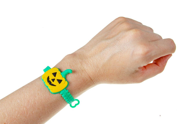 Adjustable Halloween Rubber Bracelets - 6 Pack