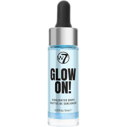 W7 Cosmetics Glow On! Highlighter Drops - Clear Cut Blue