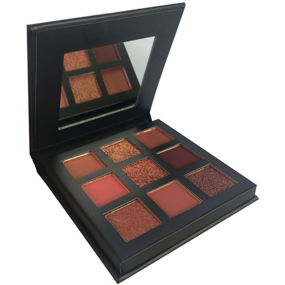 Technic Cosmetics 9 Colour Pressed Pigment Eyeshadow Palette Entranced - Makeup Beauty Glamour Vibrant Shades Palette