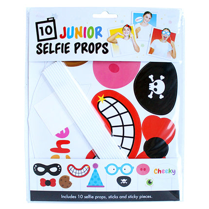 Junior Selfie Props - 10 Pack
