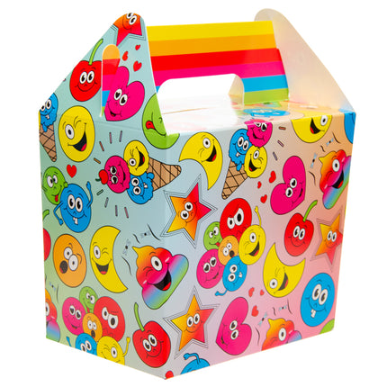 Happy Face Party Food Lunch Boxes - 6 Pack