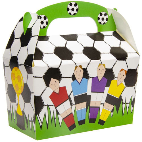 12 Football Small Treat Boxes (Pack)