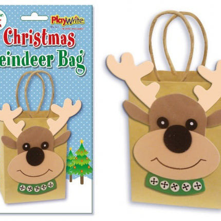 Make-Your-Own Reindeer Paper Gift Bag