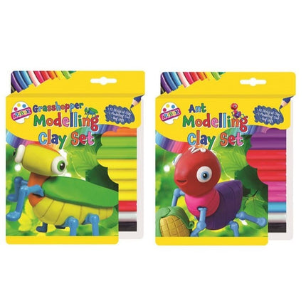 Grasshopper / Ant Themed Modelling Clay Set (Pack)