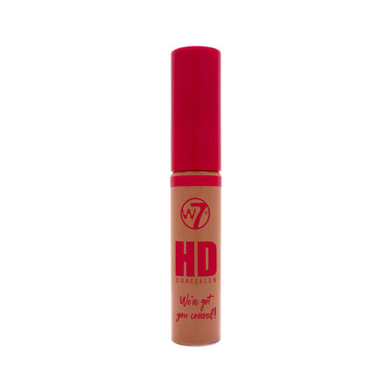 W7 Cosmetics HD Concealer Dark Warm - Creamy Corrector Full Coverage Long Lasting Smooth Application Brightening
