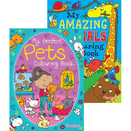 Amazing Animals / Pets Colouring Book - Assorted